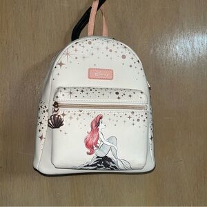 Disney Cream Backpack with Pink and Black Details